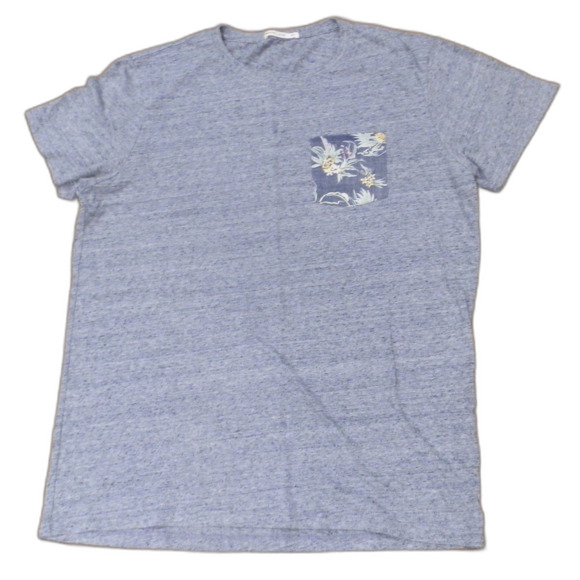 Marine Layer Light Blue Pocket Crew T-Shirt Men's Size M/L - Picture 1 of 2